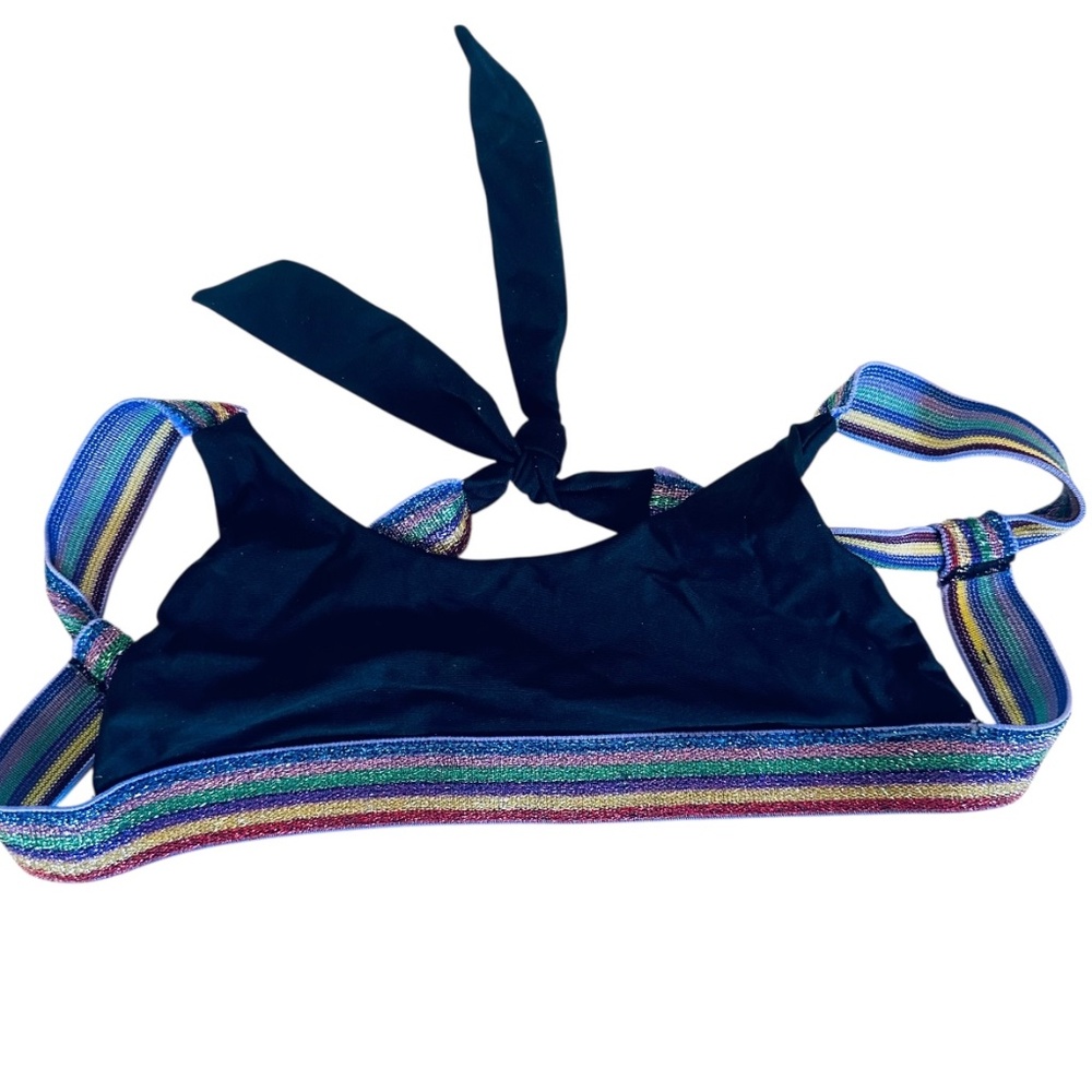 PILYQ swim top size 8 black